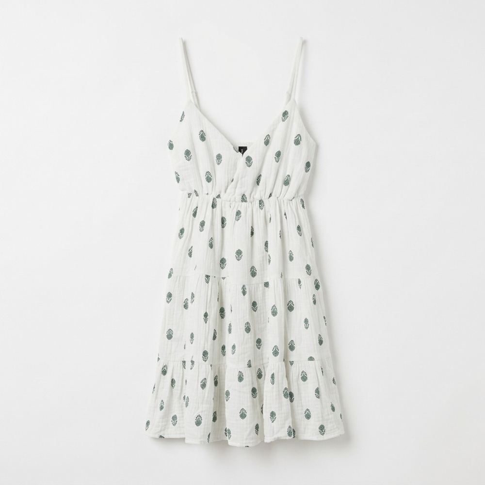 NWT Sacred Threads‎ White Floral Summer Dress